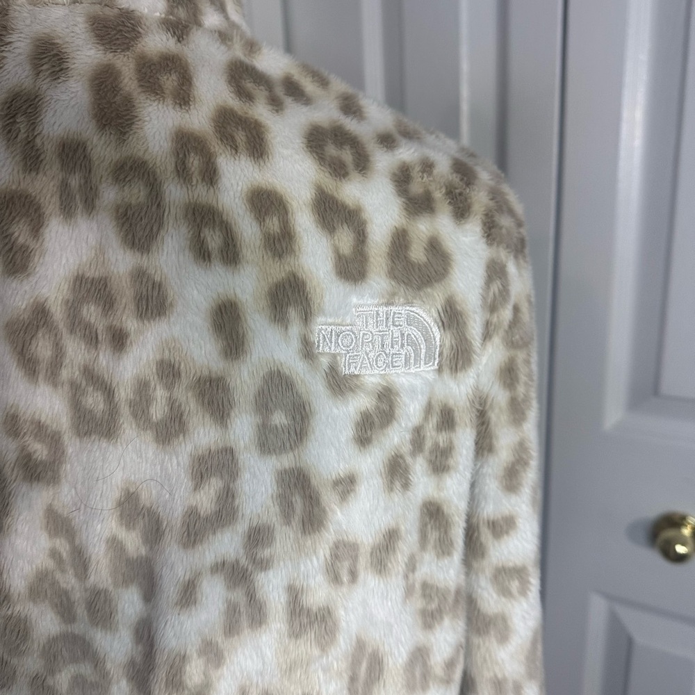 The North Face Fleece Jacket Leopard Full Zip Women’s Size Small Cozy Outdoor - Picture 5 of 12